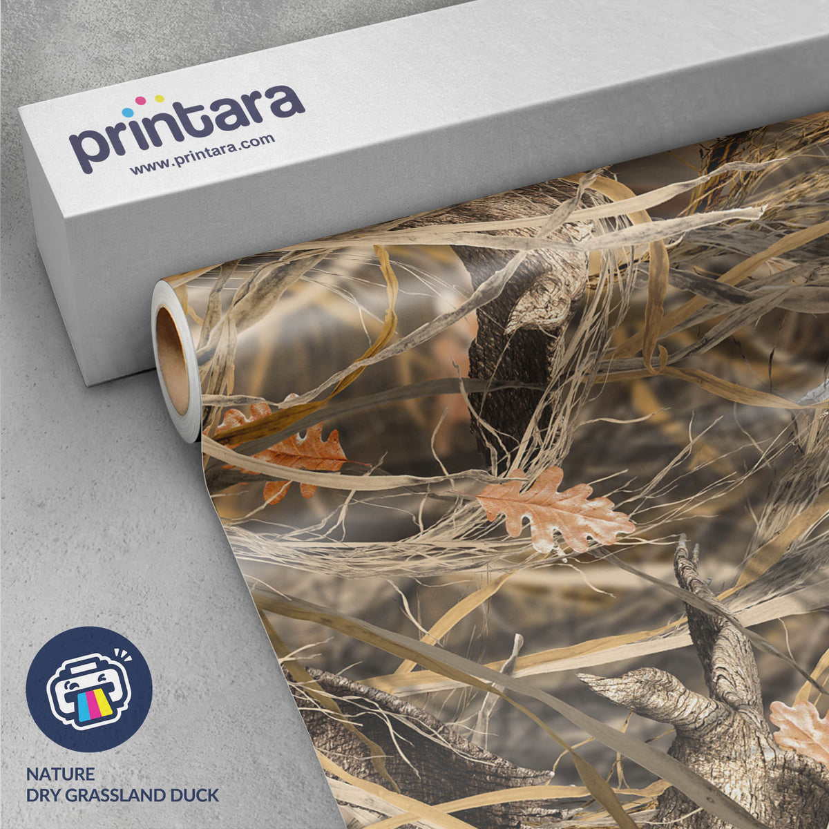 Nature Dry Grassland Duck Gun Skin Vinyl Wrap