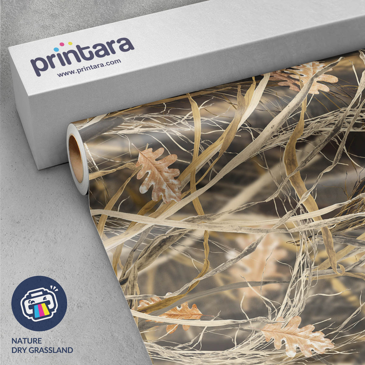 Nature Dry Grassland Gun Skin Vinyl Wrap
