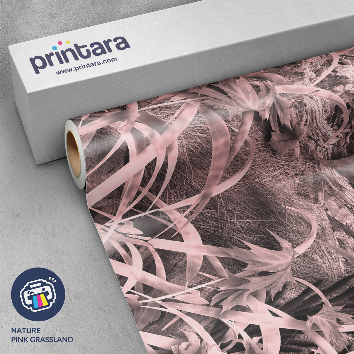 Nature Pink Grassland Gun Skin Vinyl Wrap