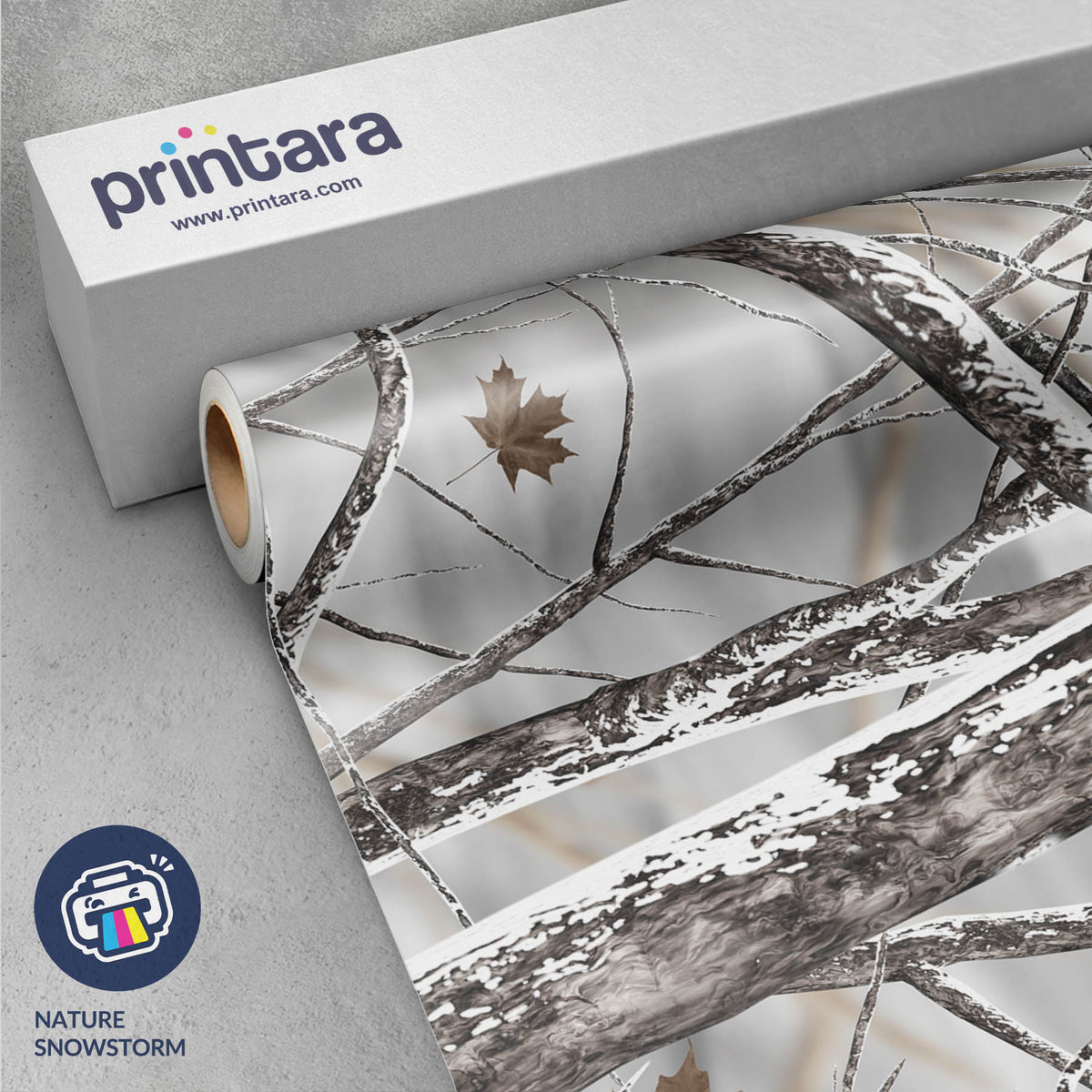 Nature Snowstorm Gun Skin Vinyl Wrap