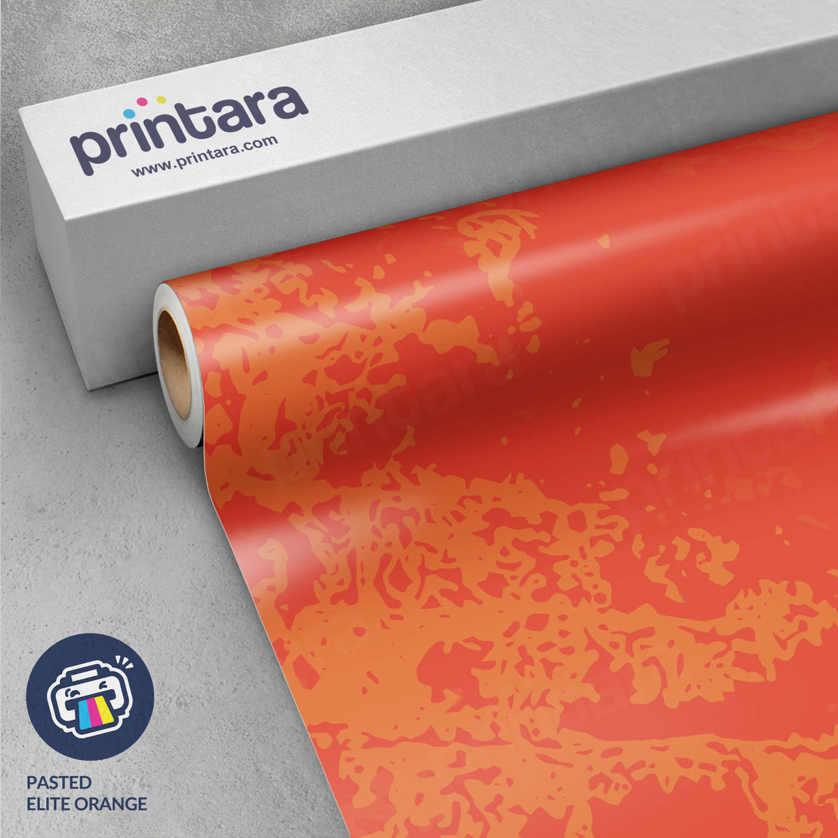 Pasted Elite Orange Gun Skin Vinyl Wrap
