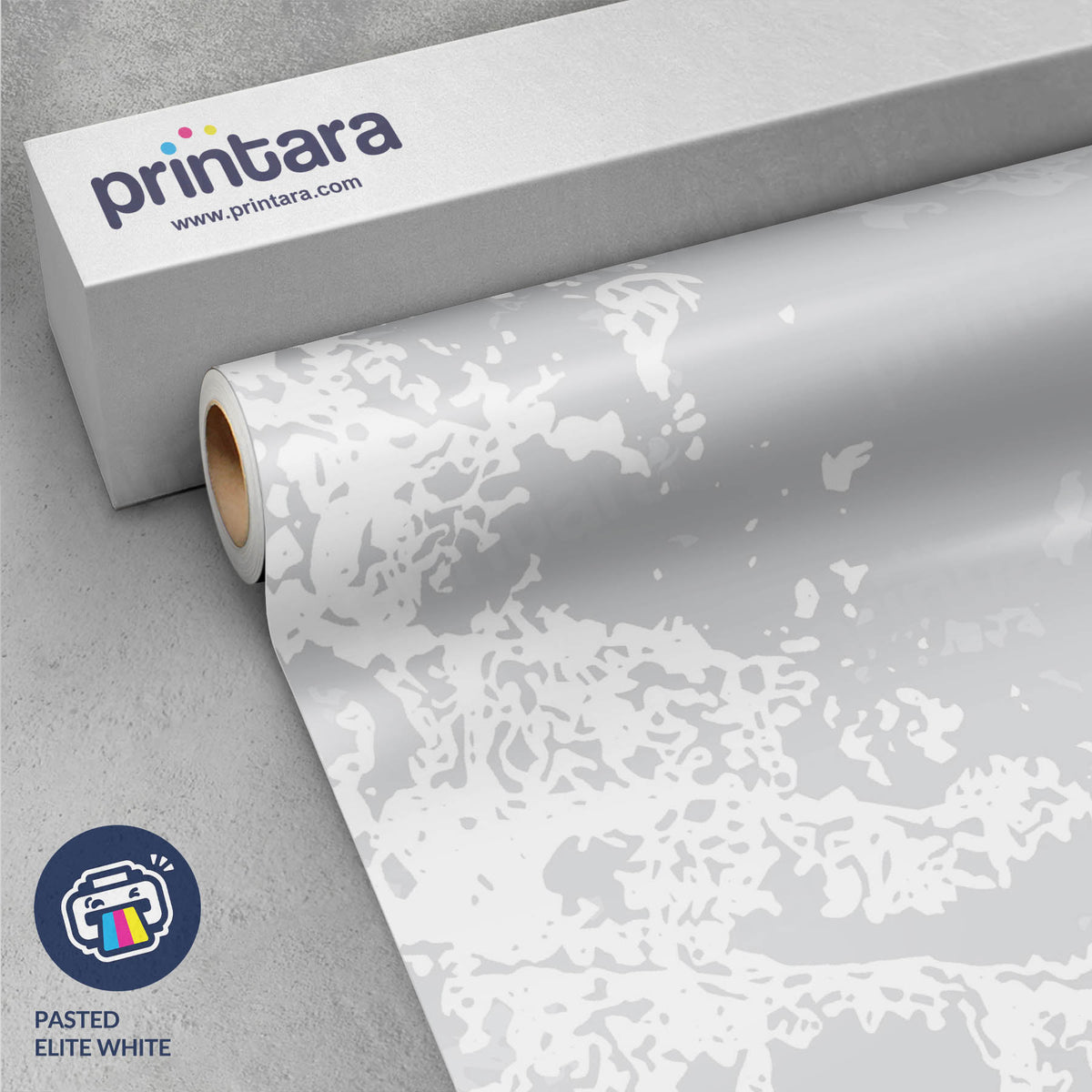 Pasted Elite White Gun Skin Vinyl Wrap