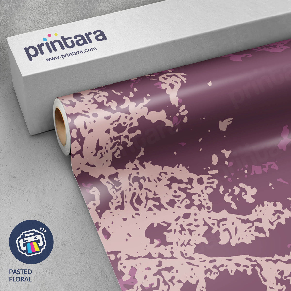 Pasted Floral Gun Skin Vinyl Wrap