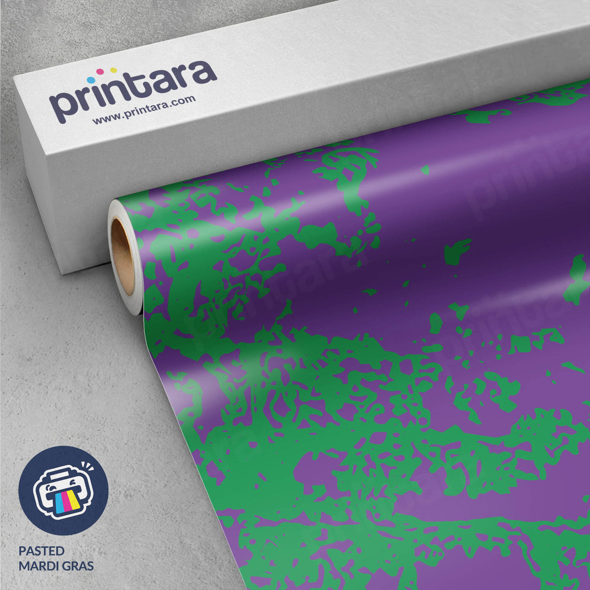 Pasted Mardi Gras Gun Skin Vinyl Wrap