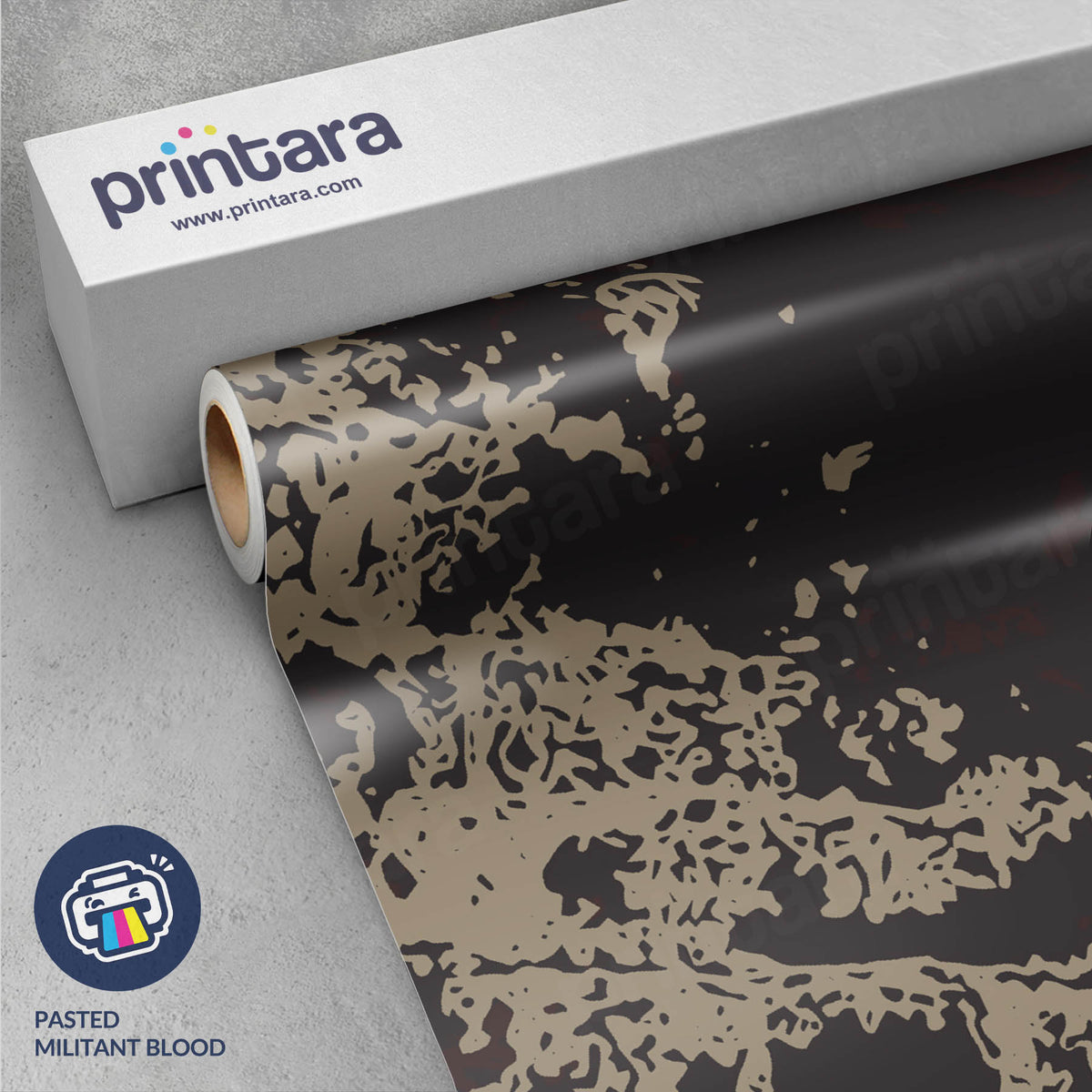 Pasted Militant Blood Gun Skin Vinyl Wrap