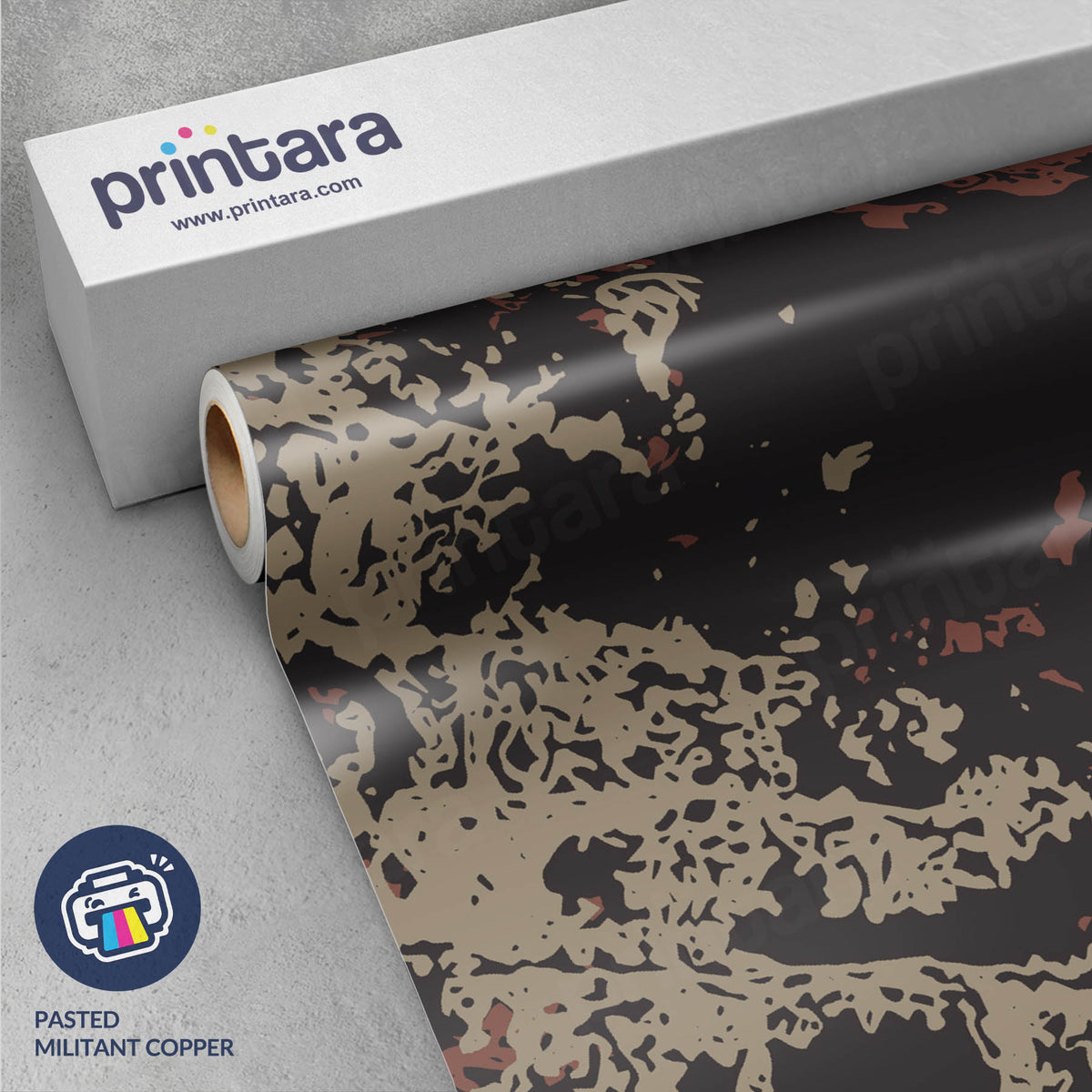 Pasted Militant Copper Gun Skin Vinyl Wrap