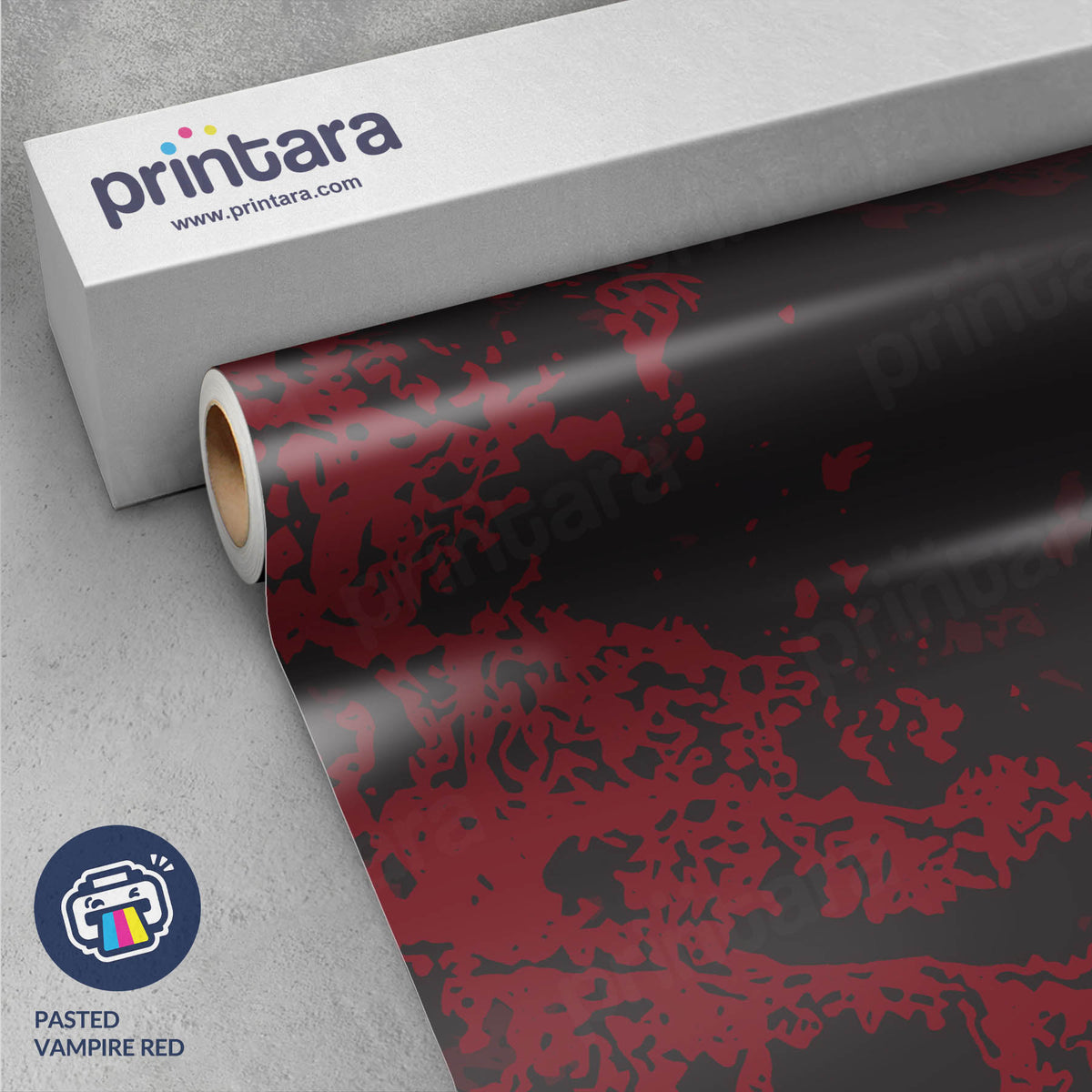 Pasted Vampire Red Gun Skin Vinyl Wrap