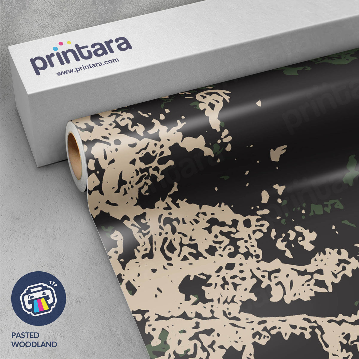 Pasted Woodland Gun Skin Vinyl Wrap