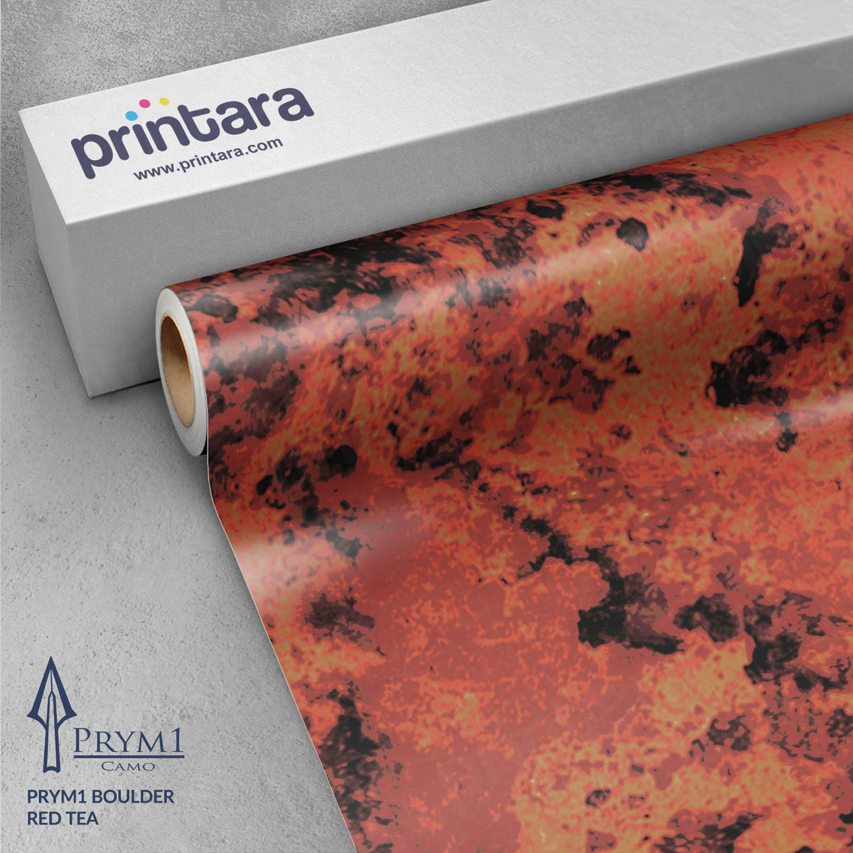 Prym1 Boulder Red Tea Gun Skin Vinyl Wrap