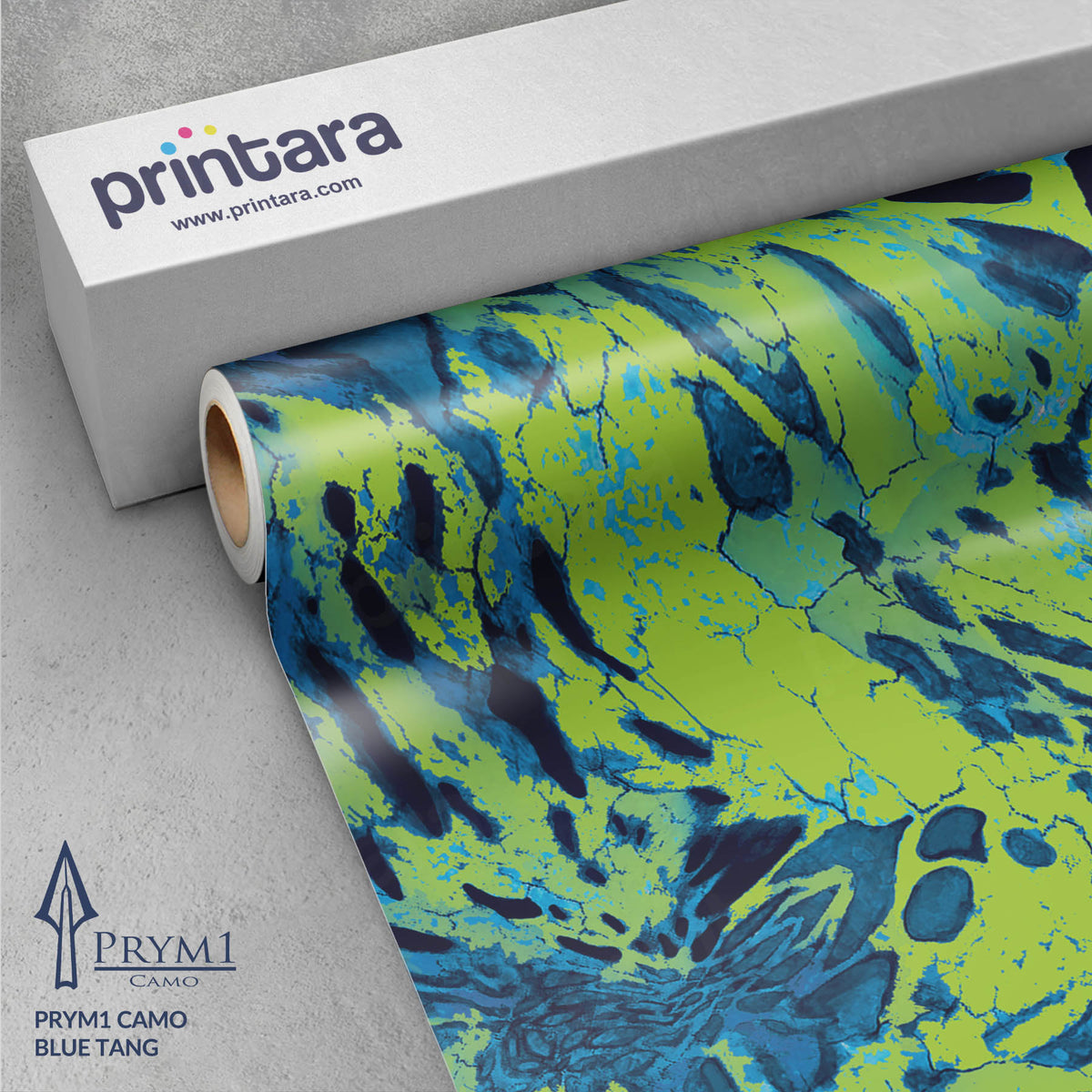 Prym1 Camo Blue Tang Gun Skin Vinyl Wrap