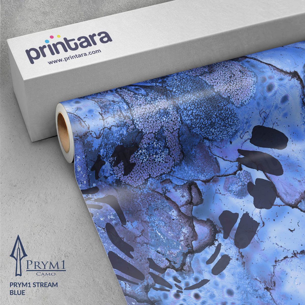 Prym1 Stream Blue Gun Skin Vinyl Wrap