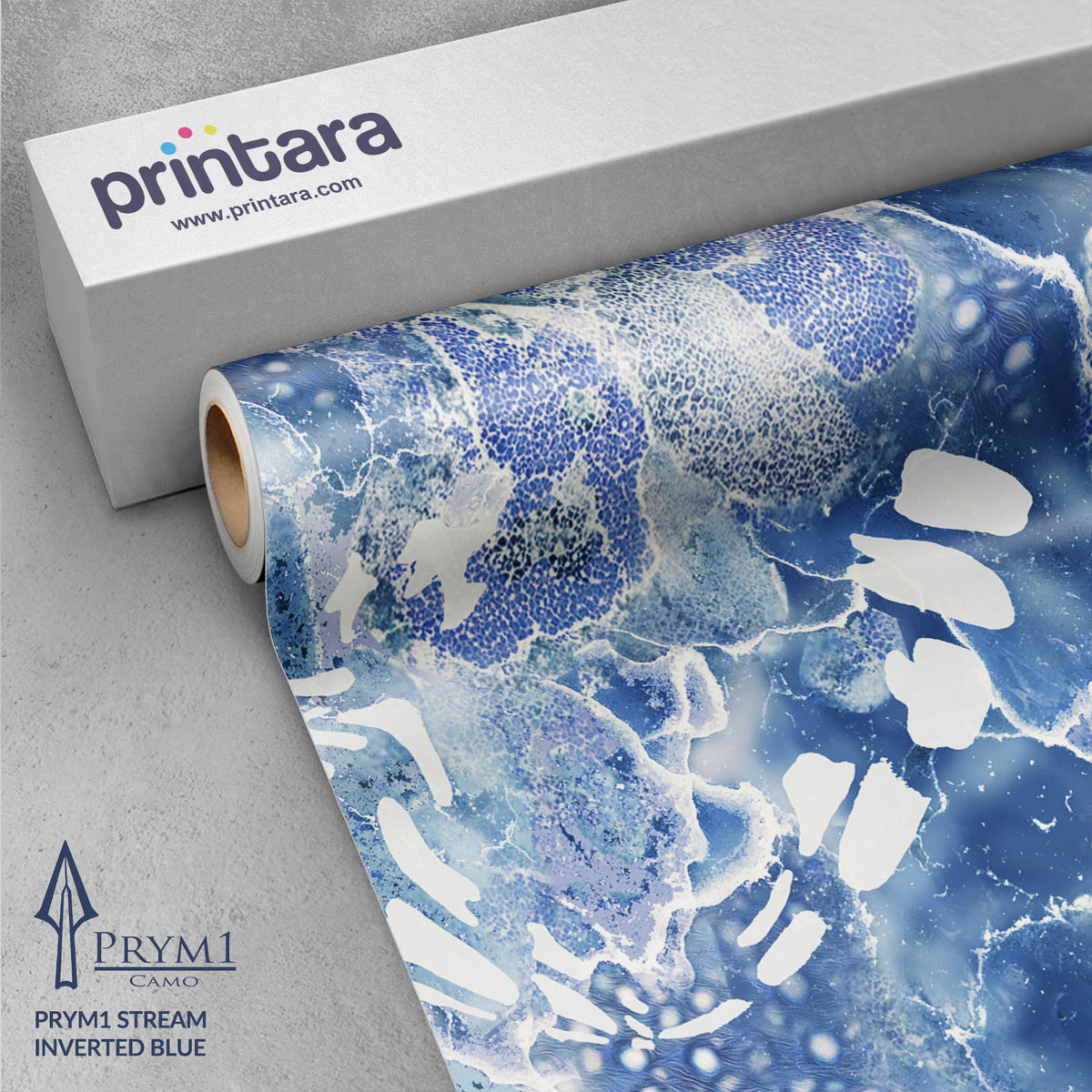 Prym1 Stream Inverted Blue Gun Skin Vinyl Wrap
