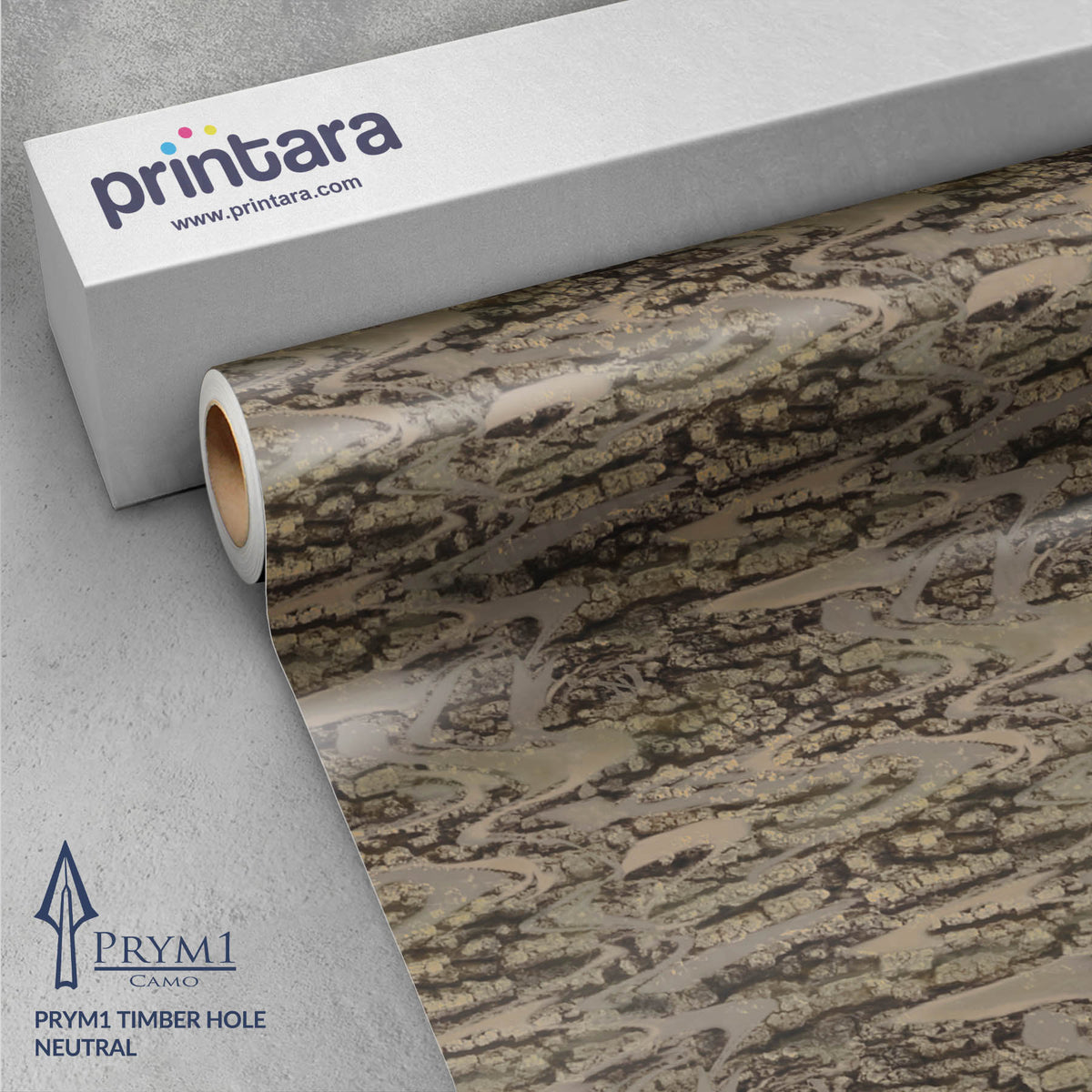 Prym1 Timber Hole Neutral Gun Skin Vinyl Wrap
