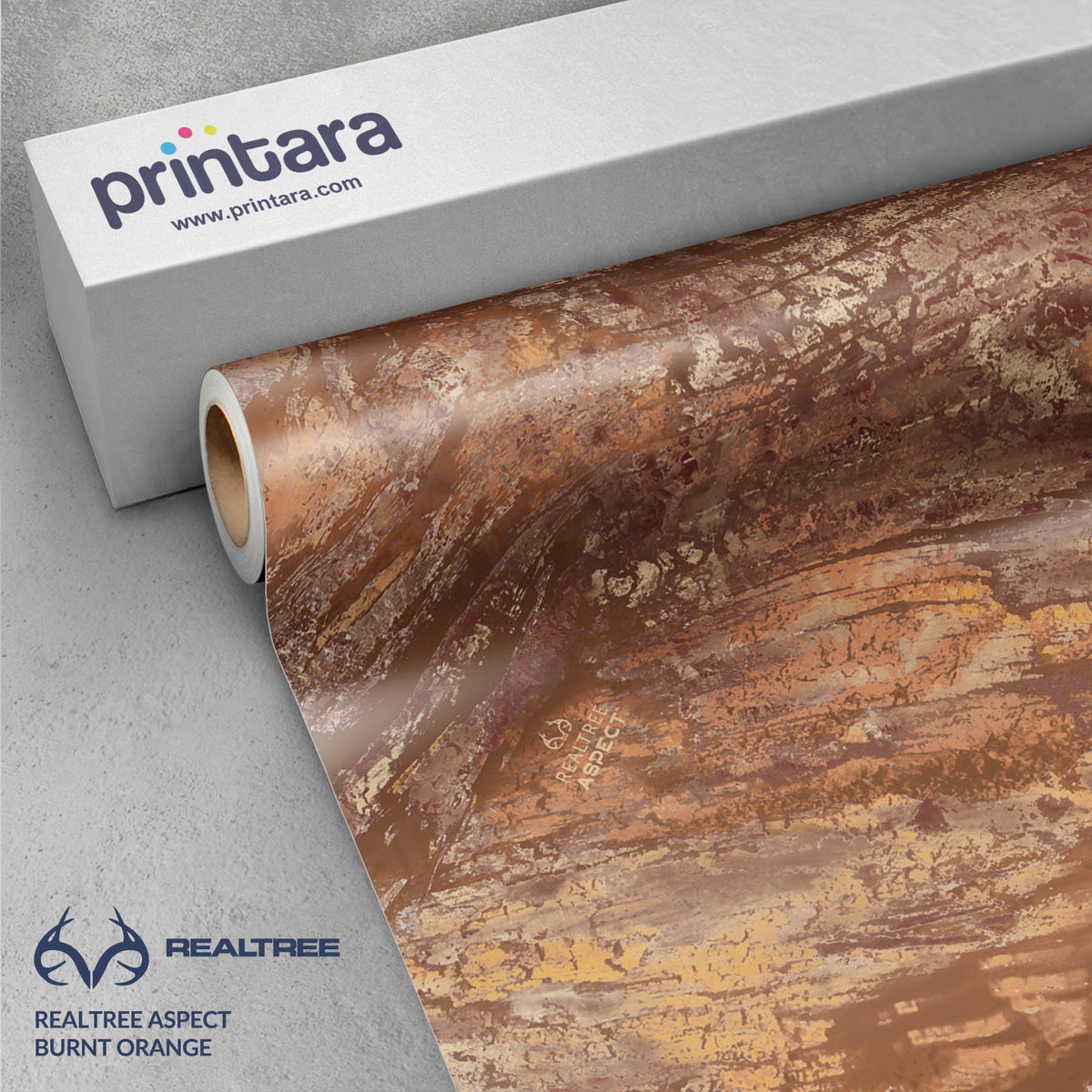 Realtree Aspect Burnt Orange Gun Skin Vinyl Wrap