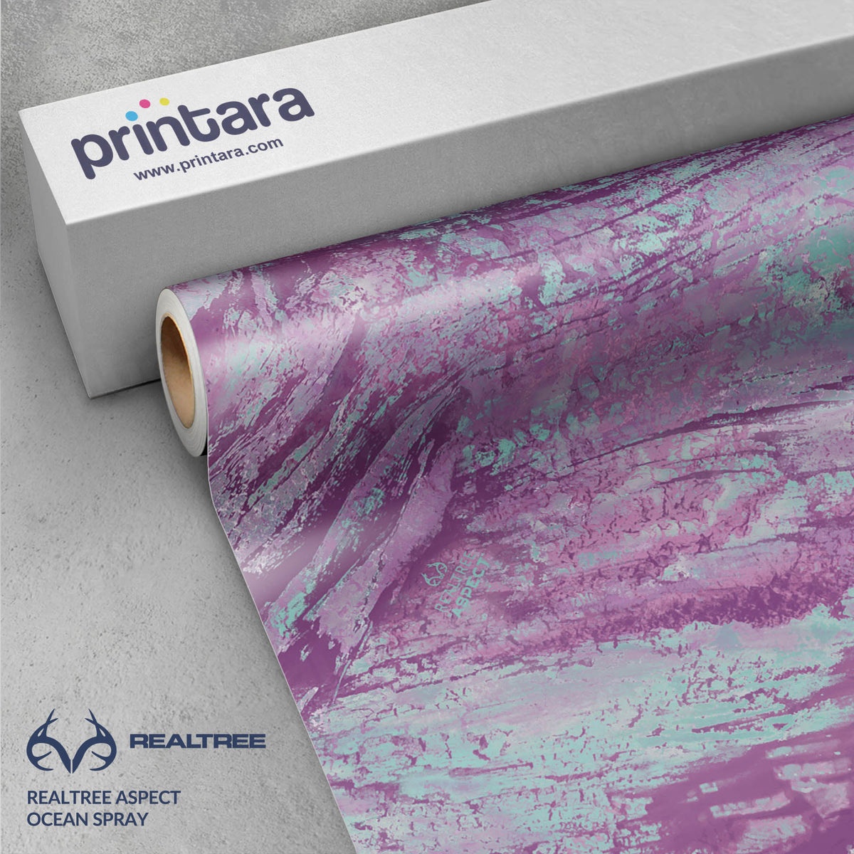 Realtree Aspect Ocean Spray Gun Skin Vinyl Wrap