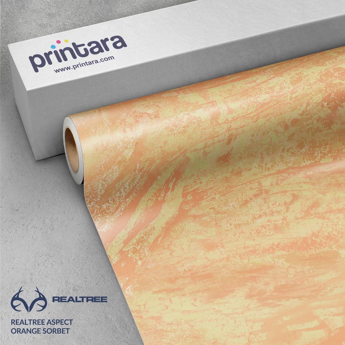 Realtree Aspect Orange Sorbet Gun Skin Vinyl Wrap