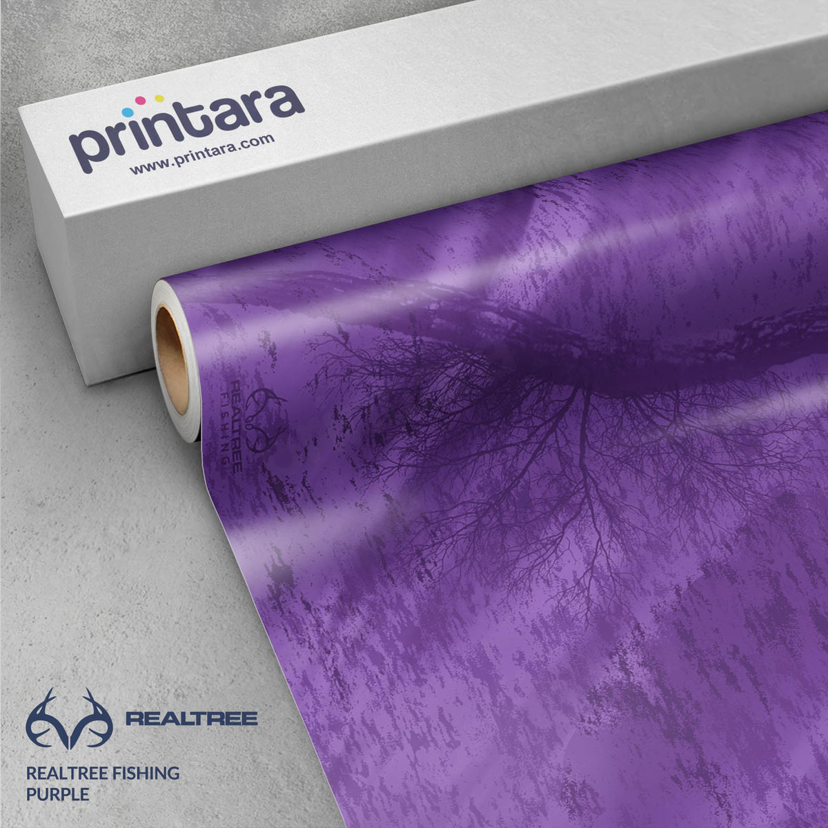 Realtree Fishing Purple Gun Skin Vinyl Wrap