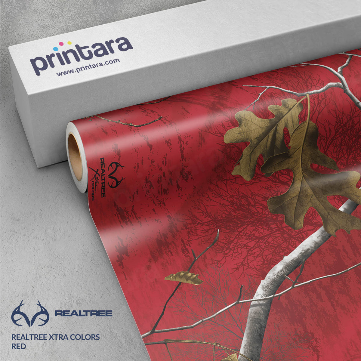 Realtree XTRA Colors Red Gun Skin Vinyl Wrap