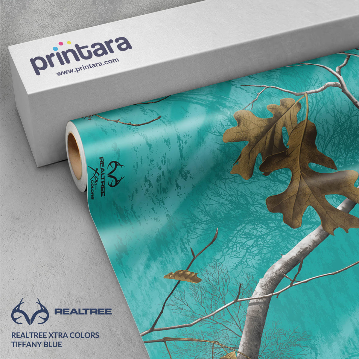 Realtree XTRA Colors Tiffany Blue Gun Skin Vinyl Wrap