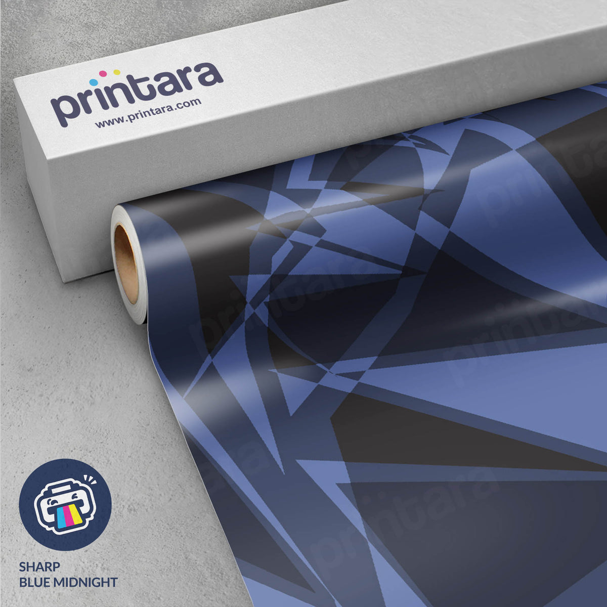 Sharp Blue Midnight Gun Skin Vinyl Wrap