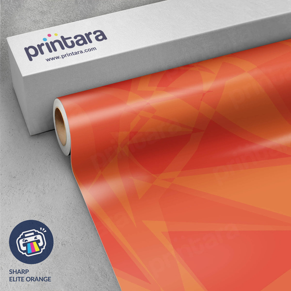 Sharp Elite Orange Gun Skin Vinyl Wrap