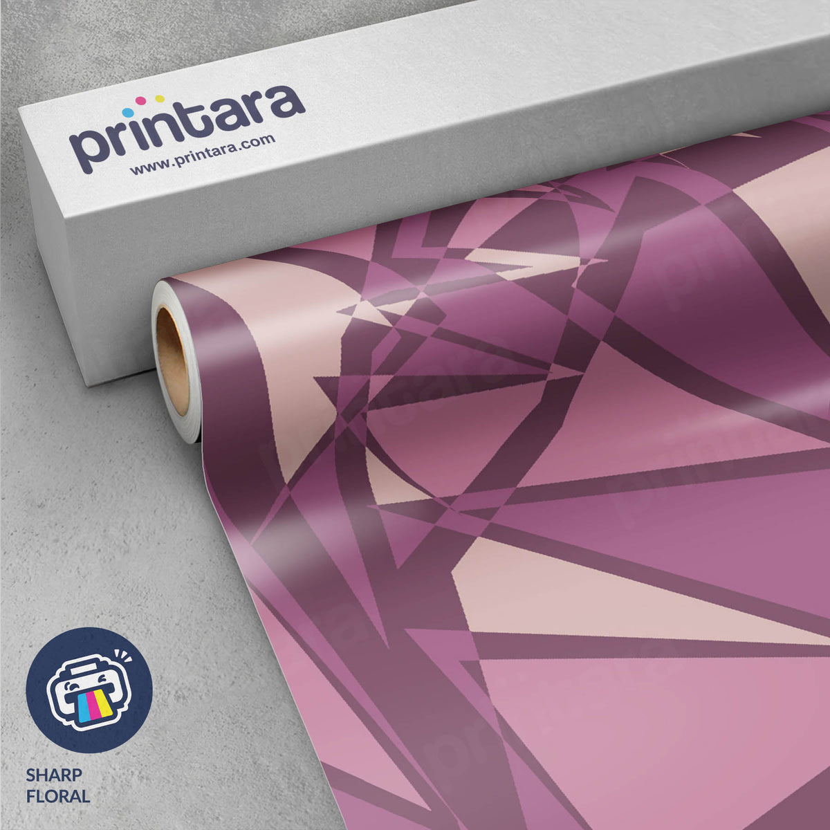 Sharp Floral Gun Skin Vinyl Wrap