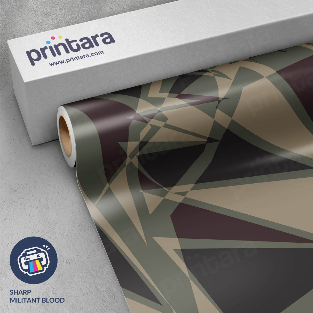 Sharp Militant Blood Gun Skin Vinyl Wrap