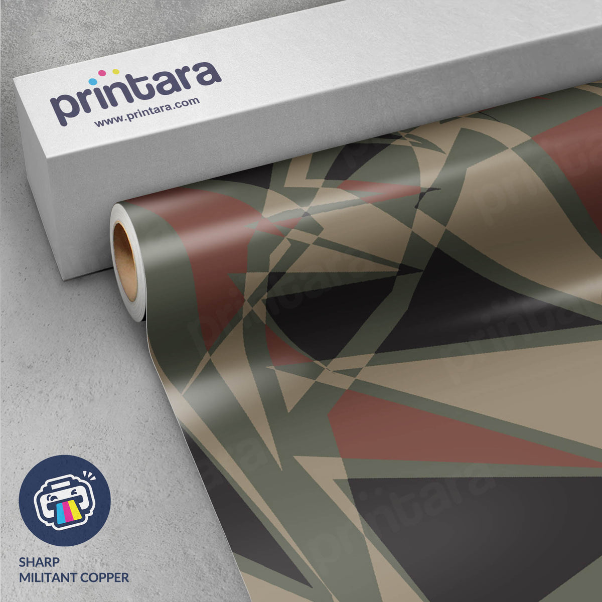 Sharp Militant Copper Gun Skin Vinyl Wrap