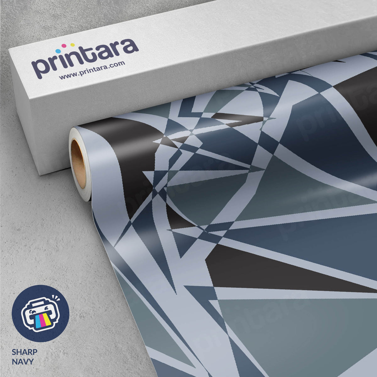 Sharp Navy Gun Skin Vinyl Wrap