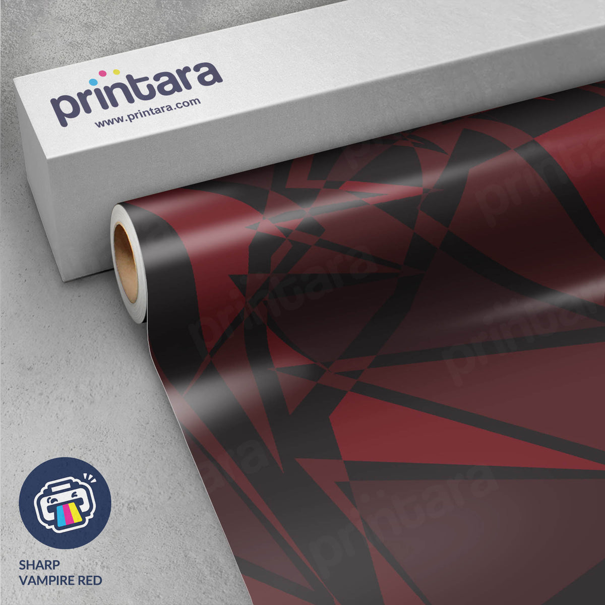 Sharp Vampire Red Gun Skin Vinyl Wrap
