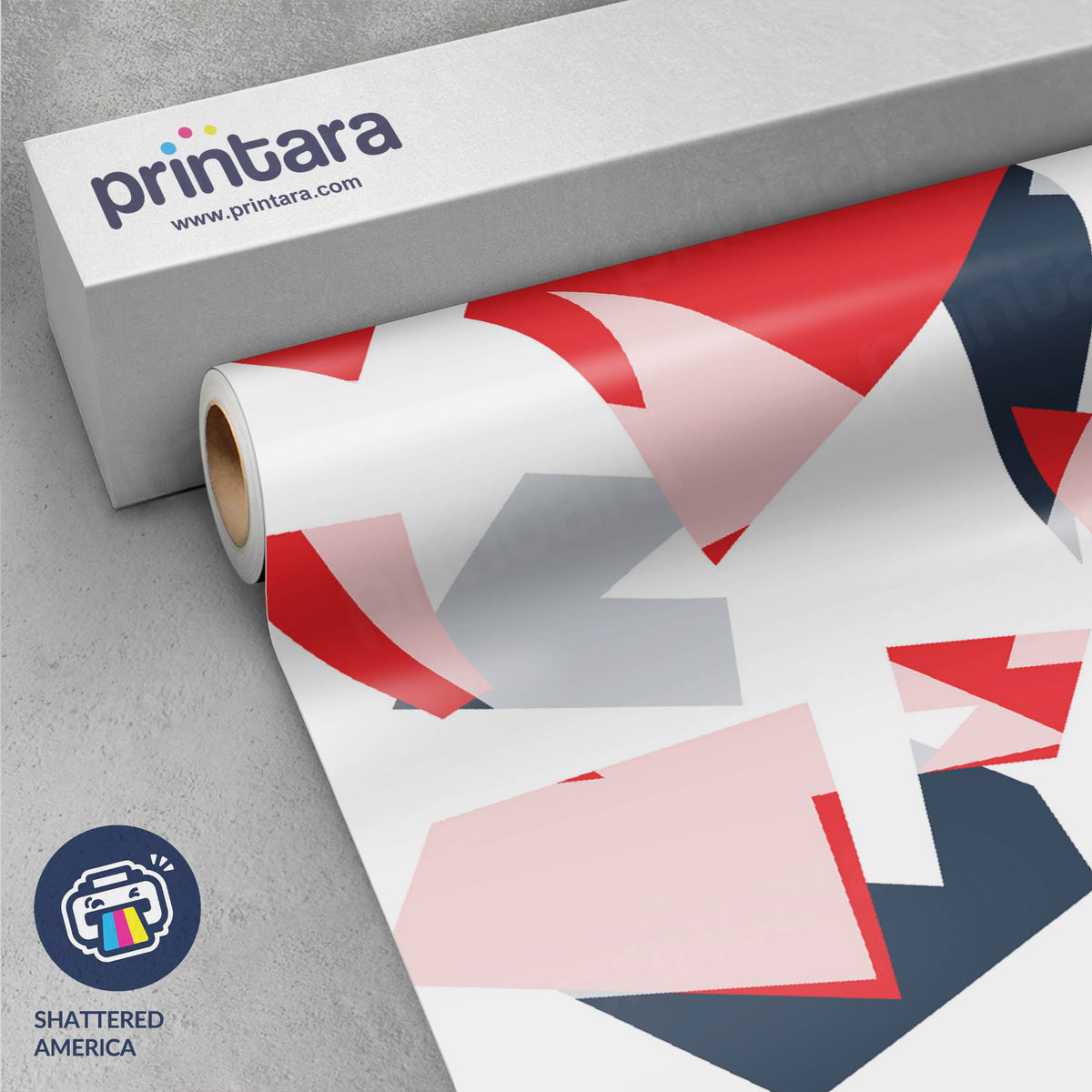 Shattered America Gun Skin Vinyl Wrap