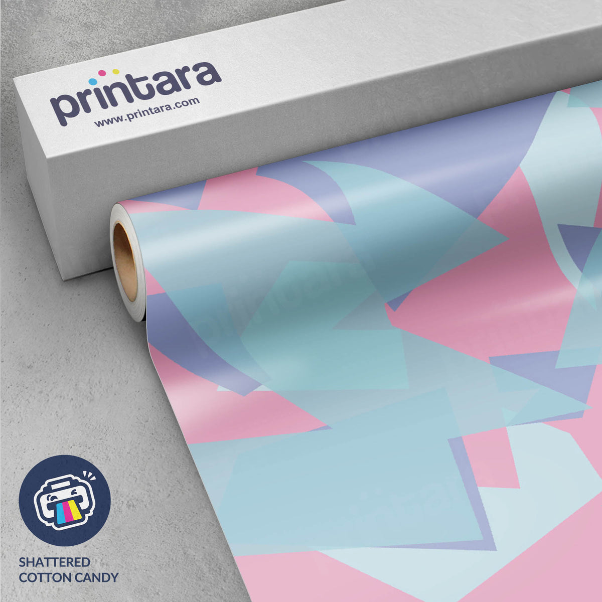 Shattered Cotton Candy Gun Skin Vinyl Wrap