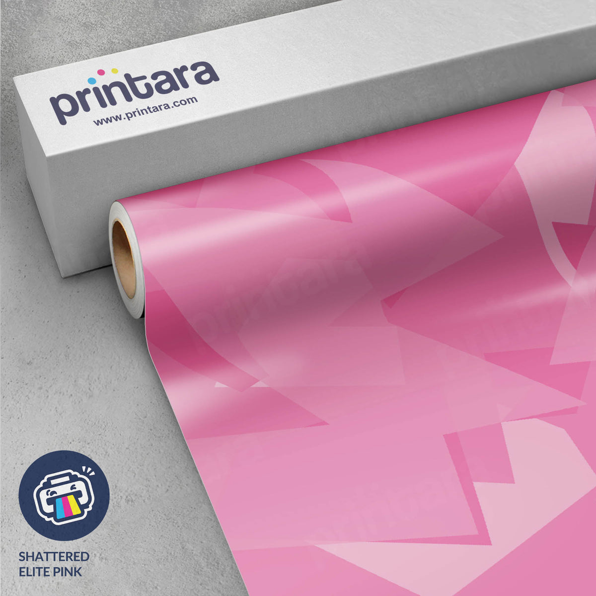Shattered Elite Pink Gun Skin Vinyl Wrap
