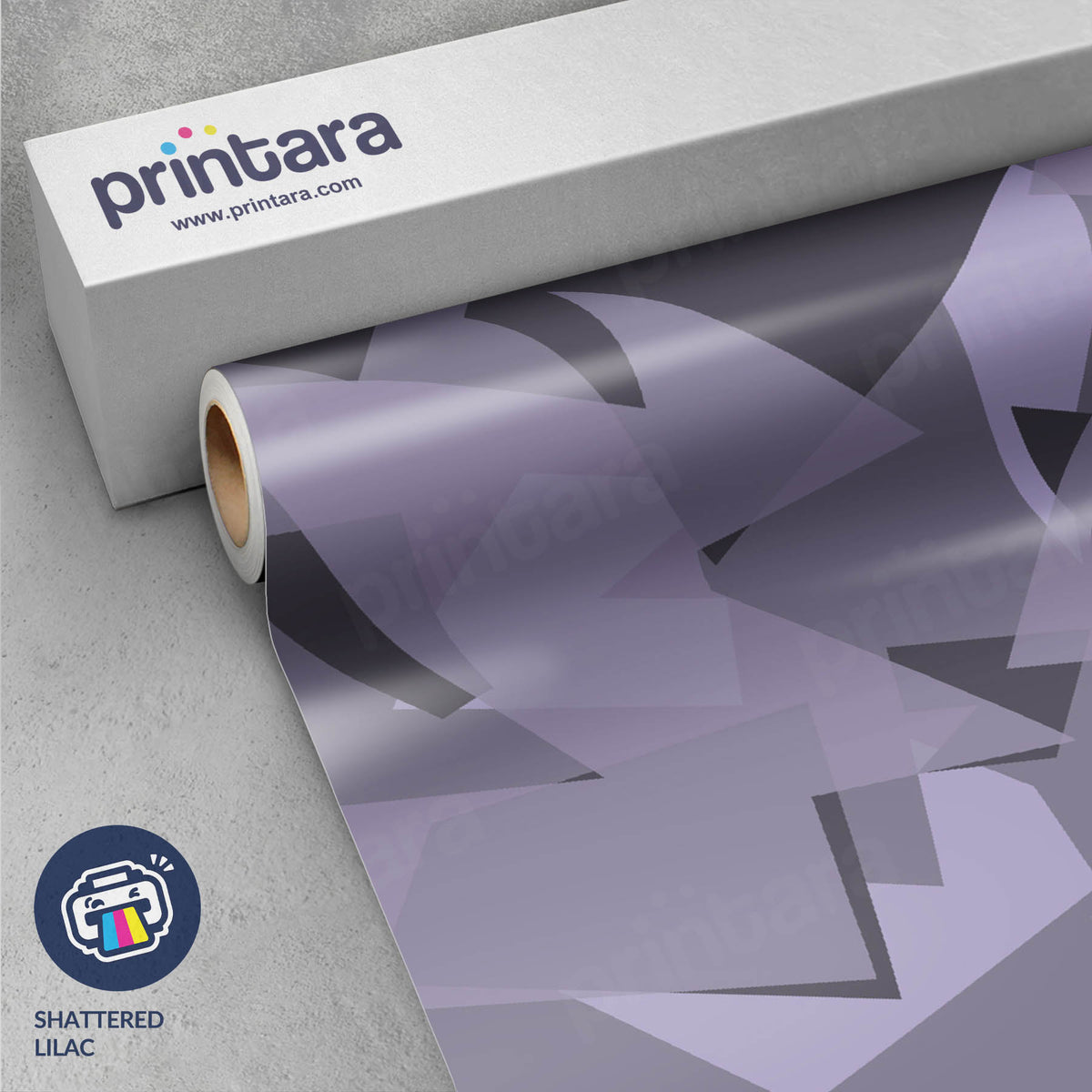 Shattered Lilac Gun Skin Vinyl Wrap