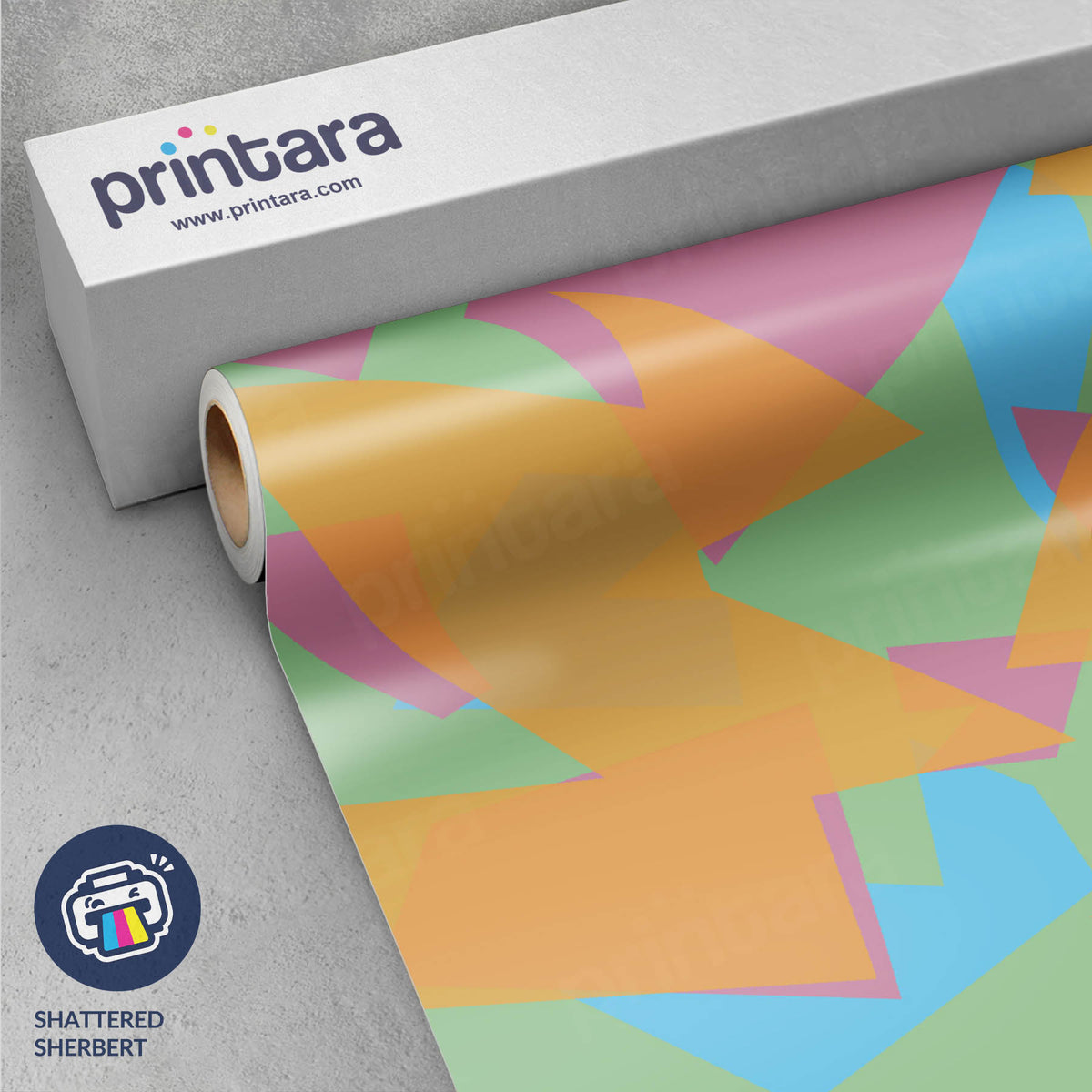 Shattered Sherbert Gun Skin Vinyl Wrap