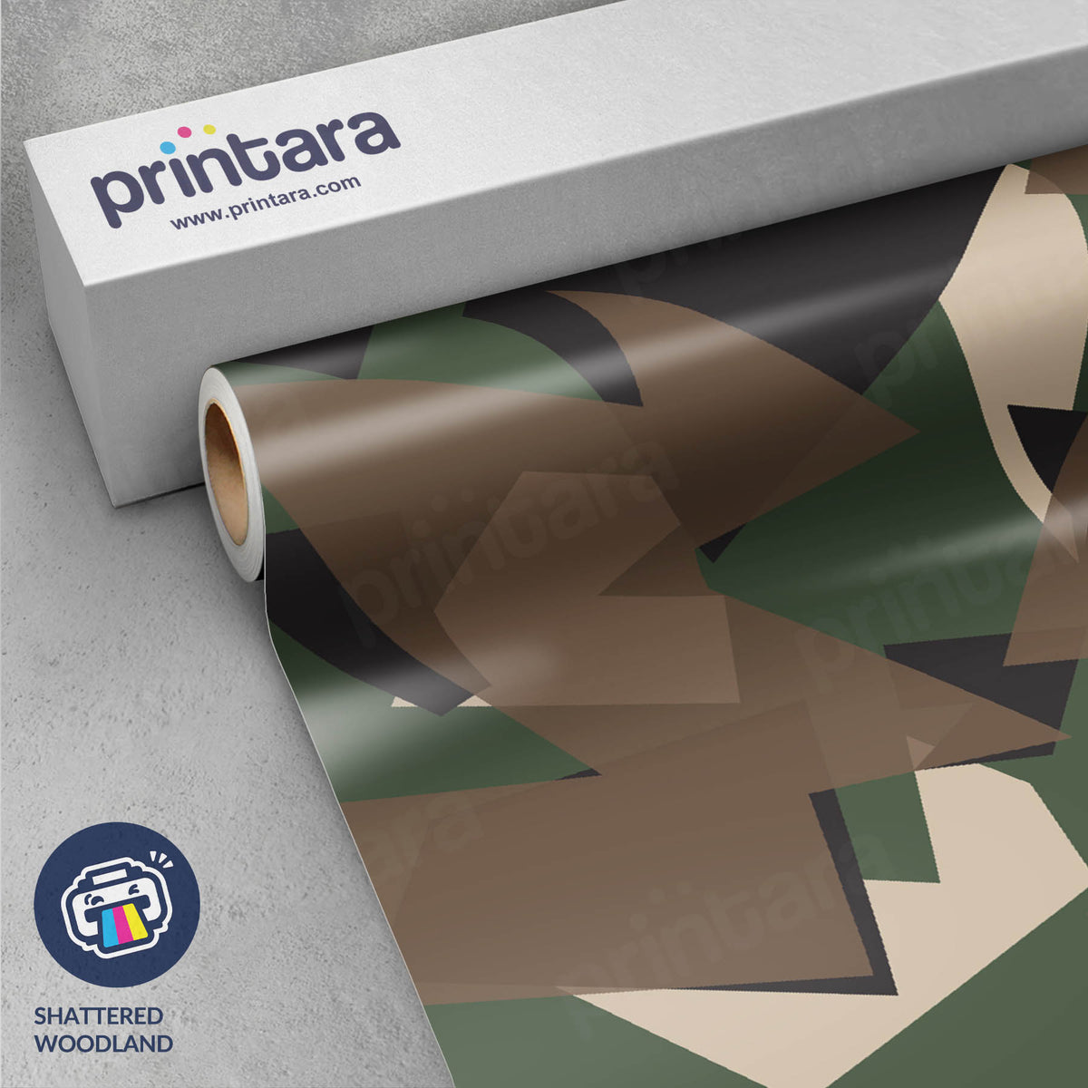 Shattered Woodland Gun Skin Vinyl Wrap