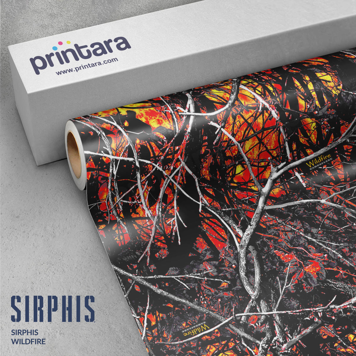 Sirphis Wildfire Gun Skin Vinyl Wrap