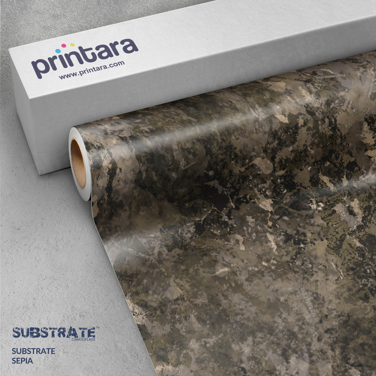 Substrate Sepia Gun Skin Vinyl Wrap