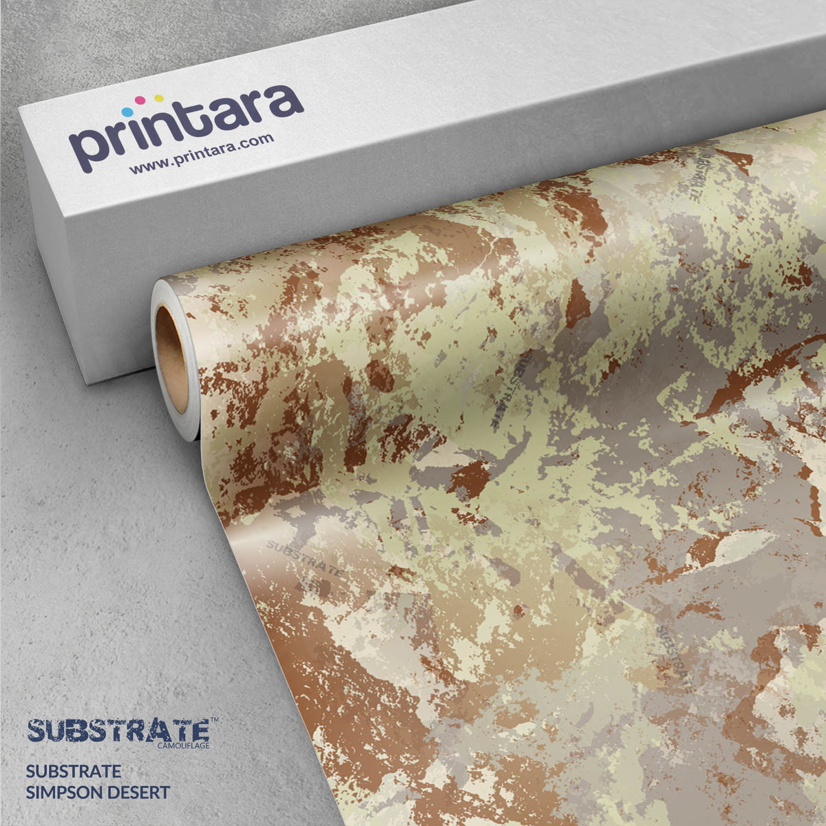 Substrate Simpson Desert Gun Skin Vinyl Wrap