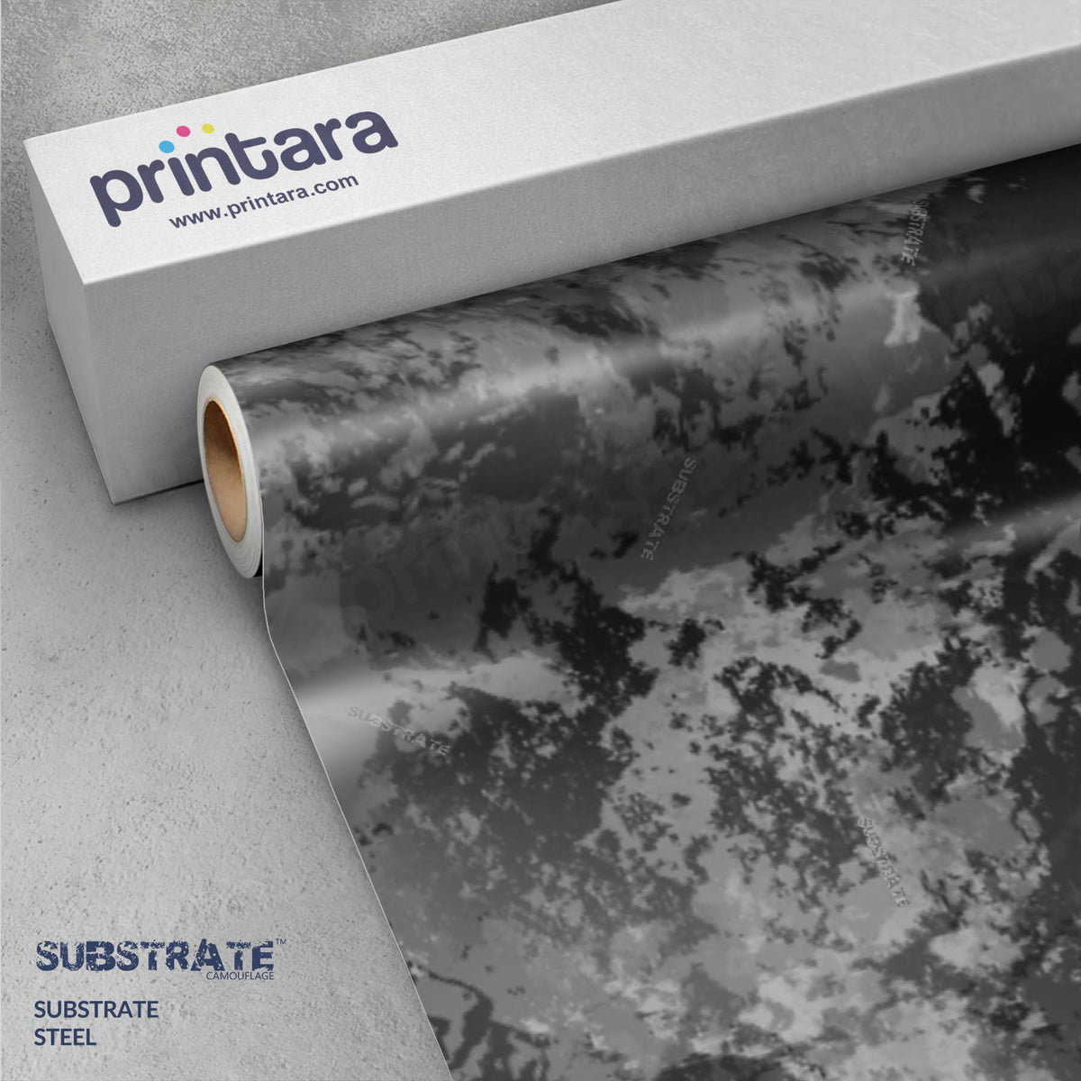 Substrate Steel Gun Skin Vinyl Wrap