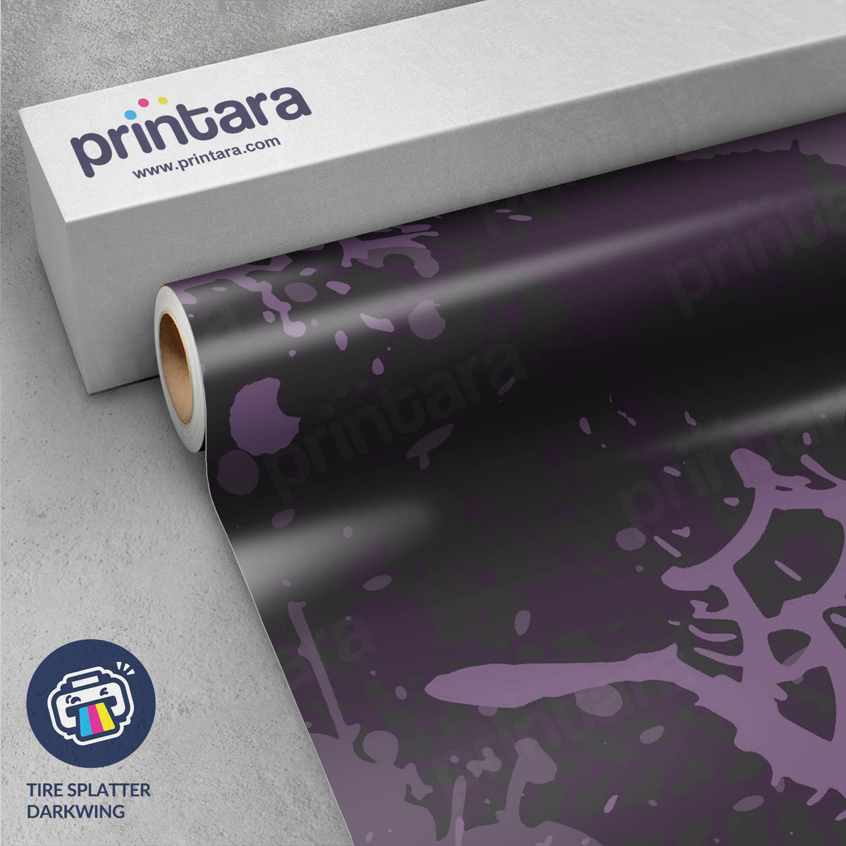 Tire Splatter Darkwing Gun Skin Vinyl Wrap