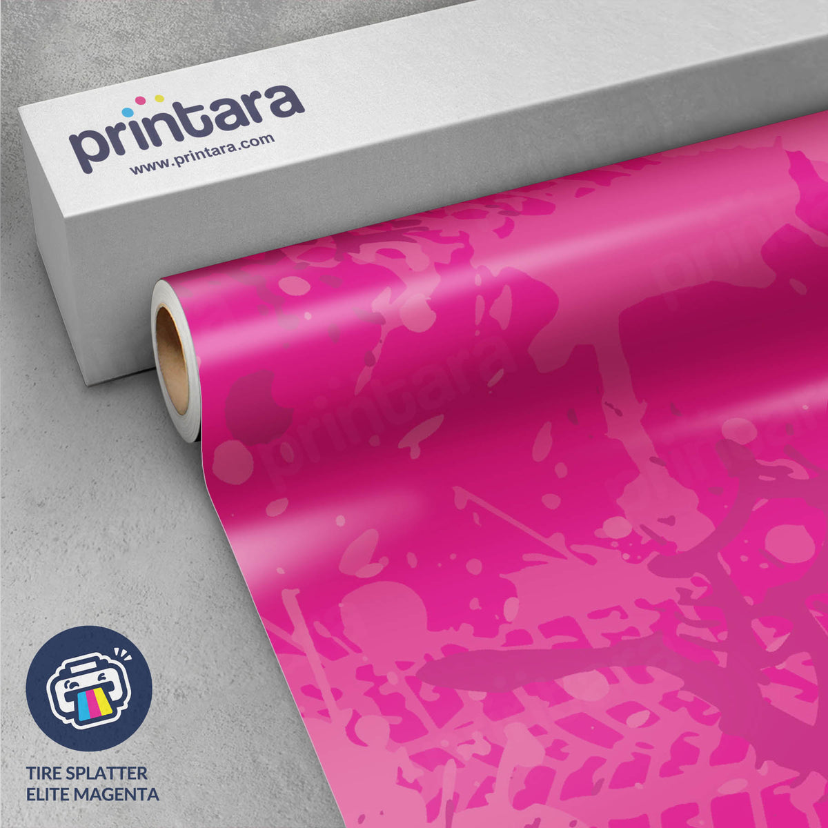 Tire Splatter Elite Magenta Gun Skin Vinyl Wrap