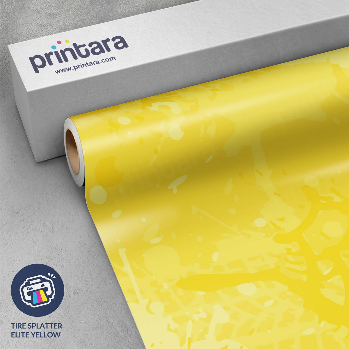 Tire Splatter Elite Yellow Gun Skin Vinyl Wrap