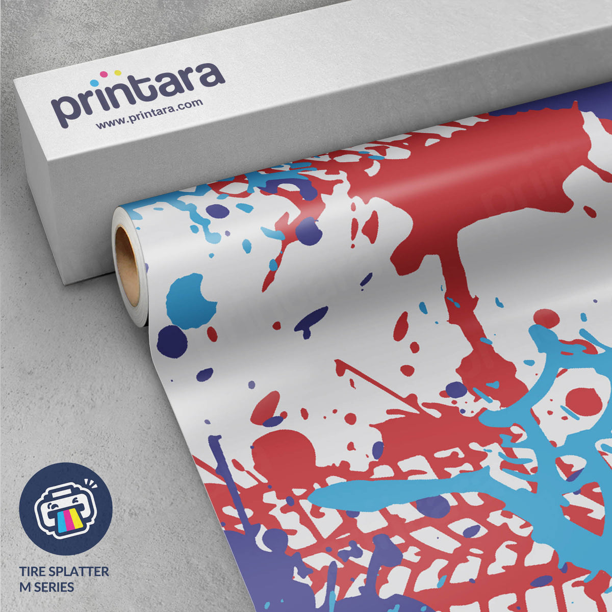 Tire Splatter M Series Gun Skin Vinyl Wrap