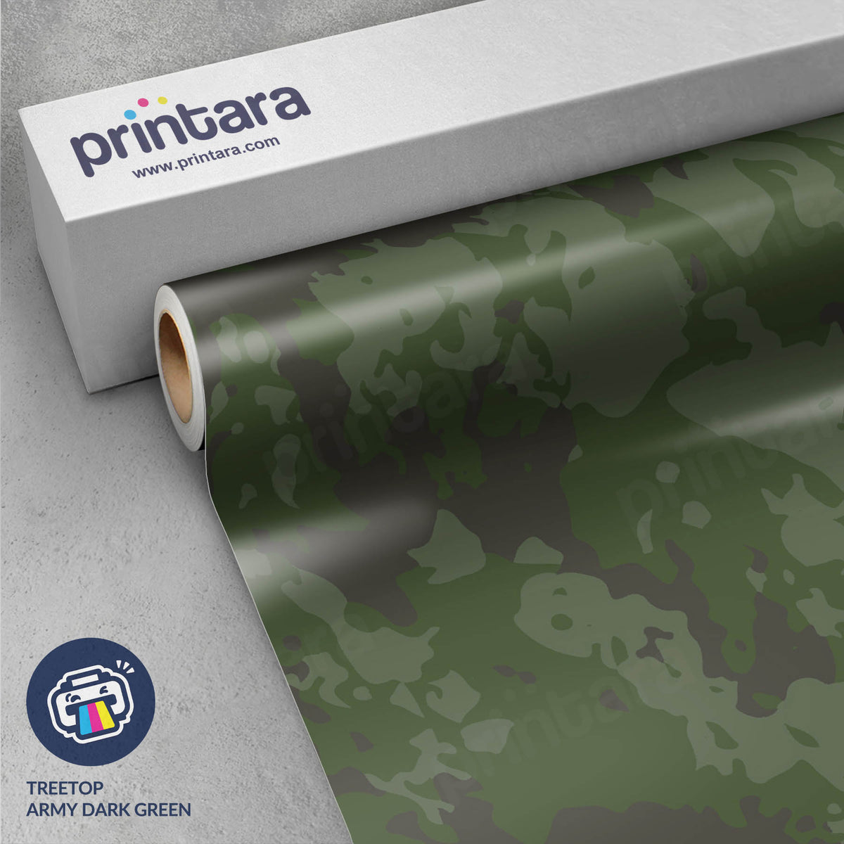 Treetop Army Dark Green Gun Skin Vinyl Wrap