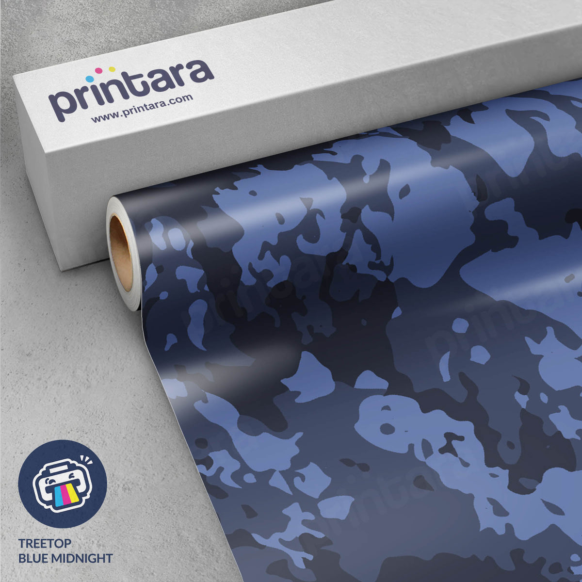 Treetop Blue Midnight Gun Skin Vinyl Wrap
