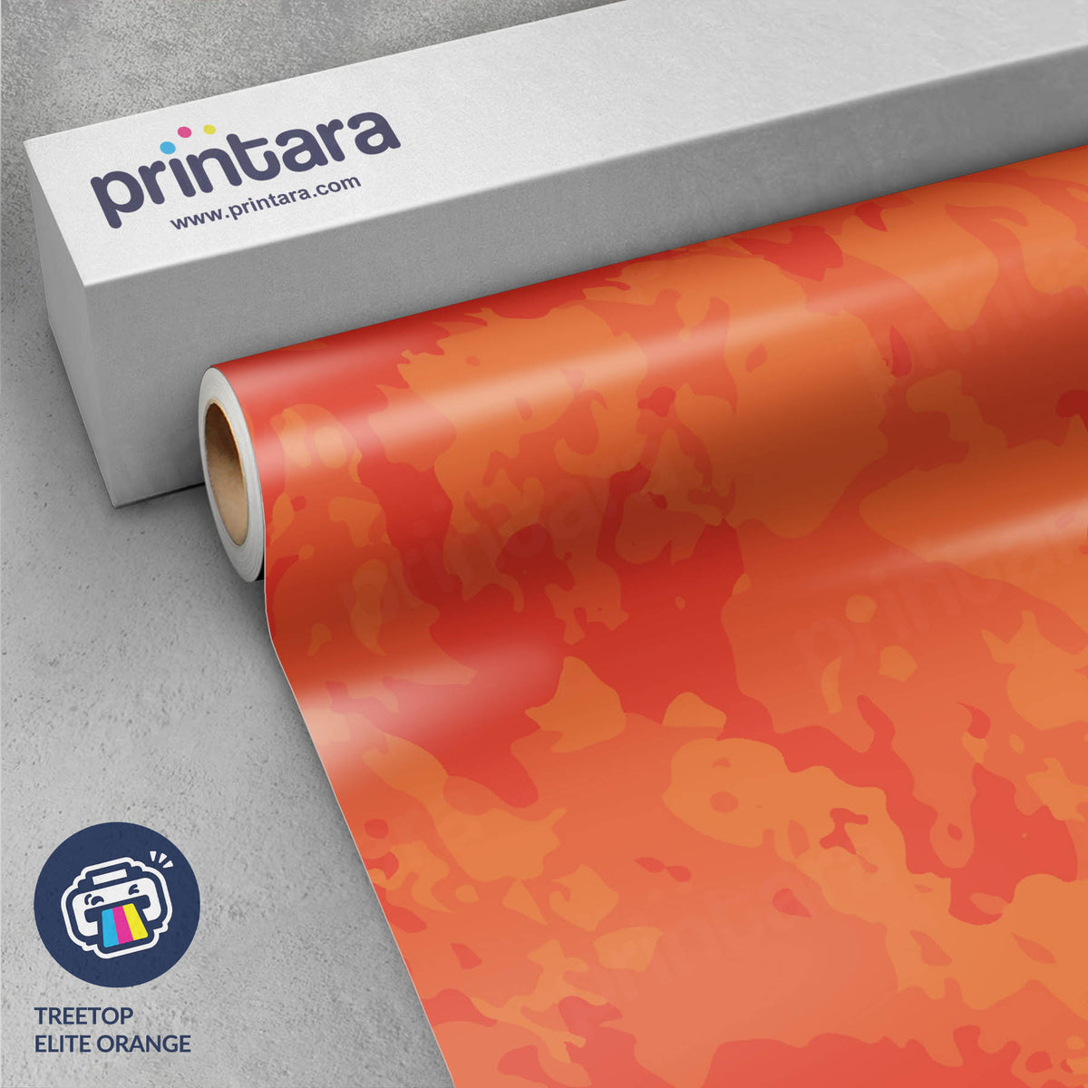 Treetop Elite Orange Gun Skin Vinyl Wrap