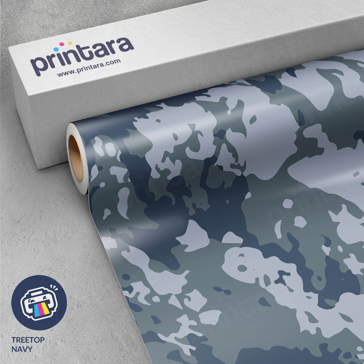 Treetop Navy Gun Skin Vinyl Wrap