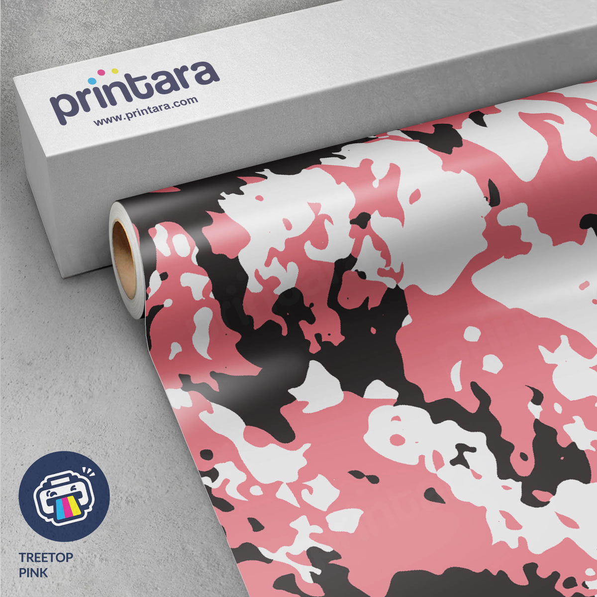Treetop Pink Gun Skin Vinyl Wrap