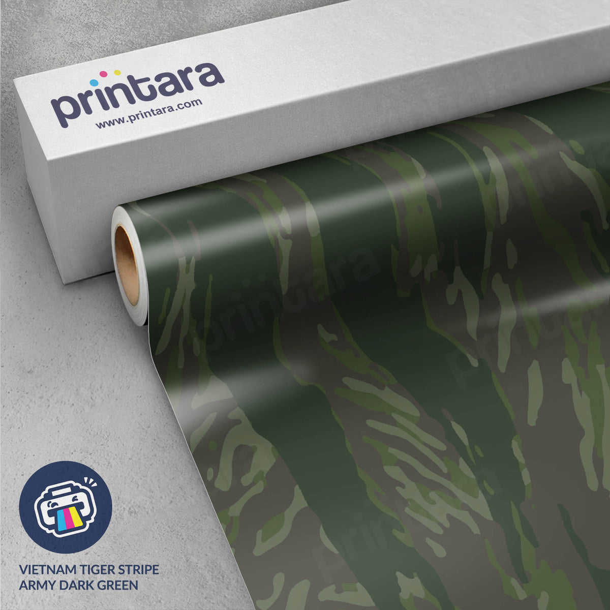 Vietnam Tiger Stripe Army Dark Green Gun Skin Vinyl Wrap